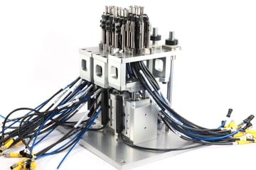 nanoSTAKE grouped configuration with cylinder extended
